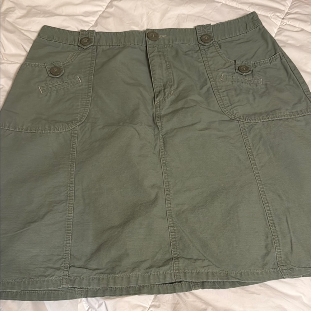 Cherokee Women's Green Mini Skirt